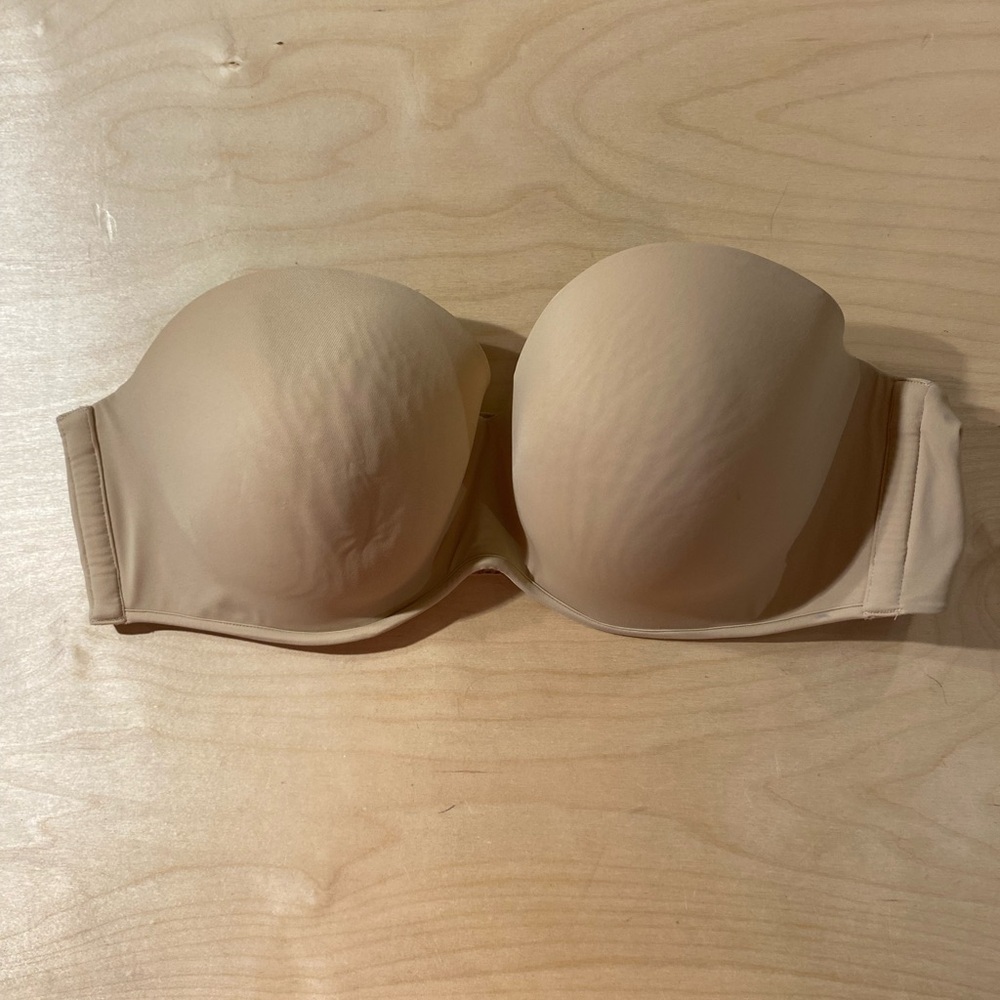 Cacique Nude Strapless Underwire Bra 48 C (Q)